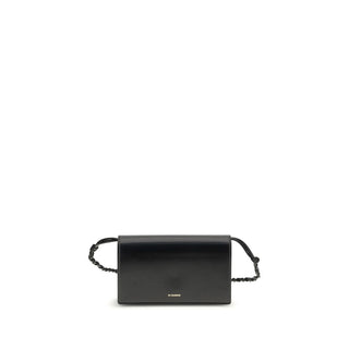 Jil Sander Black Calf Leather Bos Taurus Wallet - VAZLUXE.COM