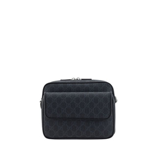 Gucci Gray Polyester Shoulder Bag - VAZLUXE.COM