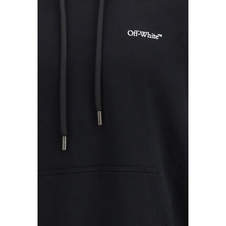 Off-White Black Cotton Sweatshirt - VAZLUXE.COM