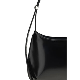 Jacquemus Black Calf Leather Bos Taurus Shoulder Bag - VAZLUXE.COM
