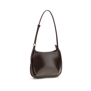 Jacquemus Brown Calf Leather Bos Taurus Shoulder Bag - VAZLUXE.COM