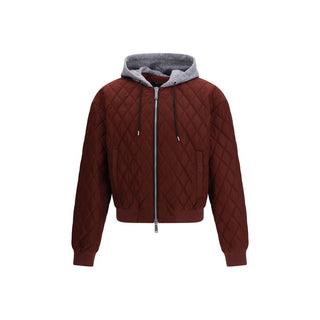 Dsquared² Bordeaux Fabric Bomber - VAZLUXE.COM
