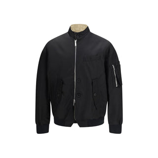 Dsquared² Black Polyamide Bomber - VAZLUXE.COM