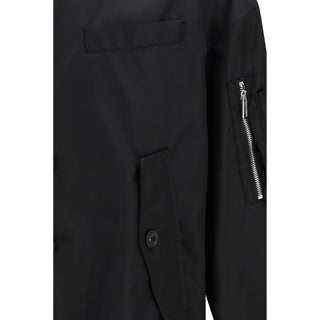 Dsquared² Black Polyamide Bomber - VAZLUXE.COM