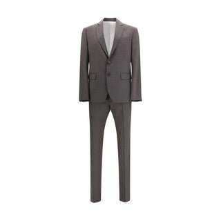 Dsquared² Gray Fleece Wool Two-Piece Suit - VAZLUXE.COM