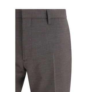 Dsquared² Gray Fleece Wool Two-Piece Suit - VAZLUXE.COM