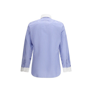 Tom Ford Blue Cotton Dress Shirt - VAZLUXE.COM