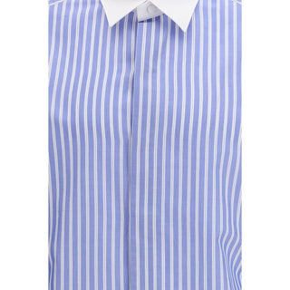 Tom Ford Blue Cotton Dress Shirt - VAZLUXE.COM