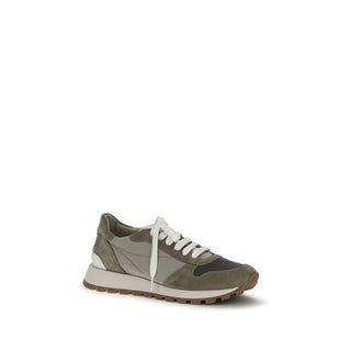 Brunello Cucinelli Bicolor Polyester Athletic Sneakers - VAZLUXE.COM