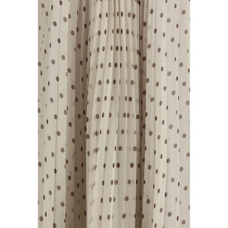 P.A.R.O.S.H. Beige Polyester Long Skirt - VAZLUXE.COM