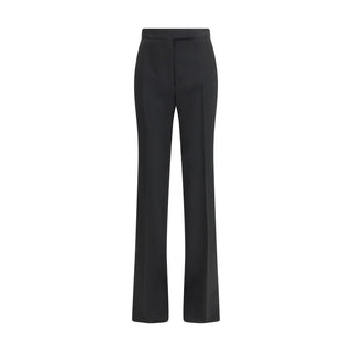 Tom Ford Black Fleece Wool Dress Pants - VAZLUXE.COM