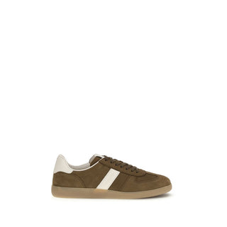 Tom Ford Brown Calf Leather Bos Taurus Low Top Sneakers - VAZLUXE.COM