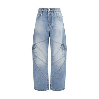 Amiri Blue Cotton Jeans Denim - VAZLUXE.COM