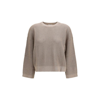 Brunello Cucinelli Gold Cotton Sweatshirt