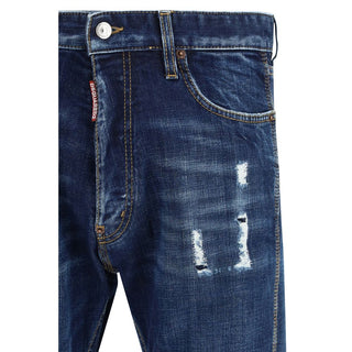 Dsquared² Blue Cotton Jeans Denim - VAZLUXE.COM