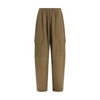 Petar Petrov Brown Silk Cargo Pants - VAZLUXE.COM