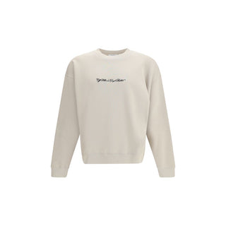 Off-White Beige Cotton Sweatshirt - VAZLUXE.COM