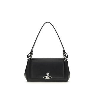 Vivienne Westwood Black Polyethylene Shoulder Bag - VAZLUXE.COM