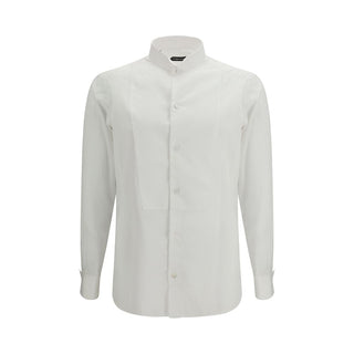 Tom Ford White Cotton Dress Shirt - VAZLUXE.COM
