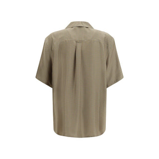 Saint Laurent Multicolor Silk Pattern Shirt - VAZLUXE.COM