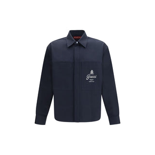 Gucci Blue Cotton Clothing - VAZLUXE.COM