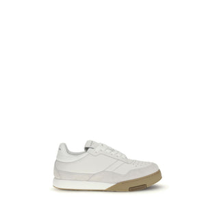 Givenchy White Calf Leather Bos Taurus Chunky Sneakers - VAZLUXE.COM