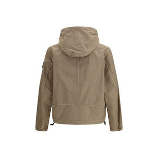 Stone Island Brown Polyamide Coat