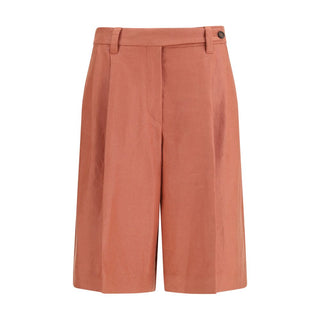 Brunello Cucinelli Multicolor Viscose Bermuda Shorts