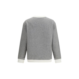 Brunello Cucinelli Gray Cotton Sweatshirt