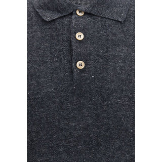 Brunello Cucinelli Gray Cotton Sweatshirt