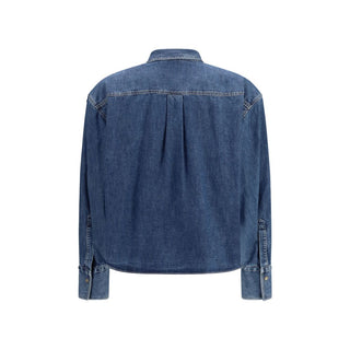 Brunello Cucinelli Blue Denim Shirt