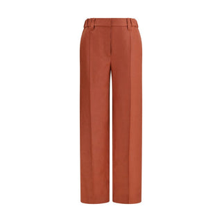Brunello Cucinelli Multicolor Linen Casual Pants