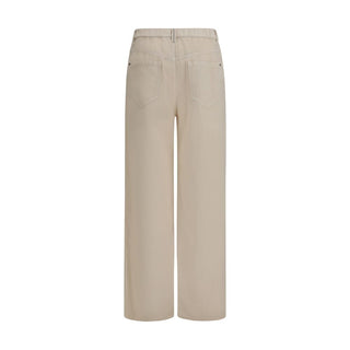 Brunello Cucinelli Beige Cotton Jeans Denim