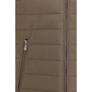 Brunello Cucinelli Beige Polyester Sleveless Jacket