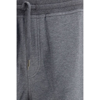 Brunello Cucinelli Gray Cotton Joggers (Workout Pants)
