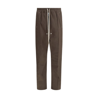 Rick Owens Brown Cotton Cargo Pants