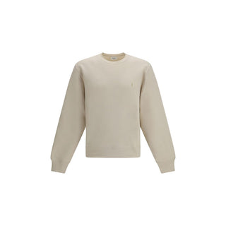 Saint Laurent Beige Cotton Sweatshirt