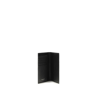 Saint Laurent Black Calf Leather Bos Taurus Wallet