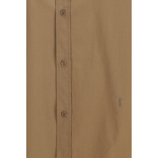 Saint Laurent Beige Cotton Dress Shirt