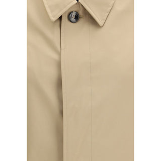 Herno Beige Polyester Trench Coat