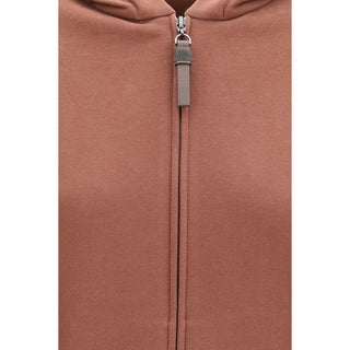 Brunello Cucinelli Brown Cotton Sweatshirt