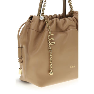 Chloé Beige Lamb Ovis Aries Aries Shoulder Bag