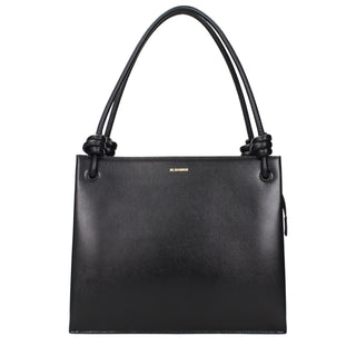 Jil Sander Black Leather Handbag