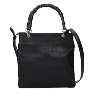 Jil Sander Black Leather Handbag