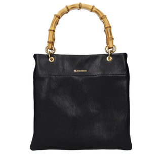 Jil Sander Black Leather Handbag