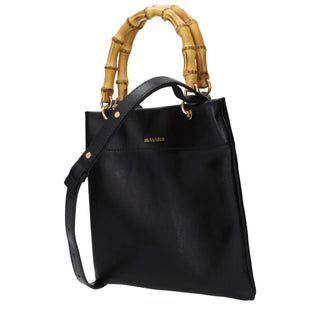Jil Sander Black Leather Handbag