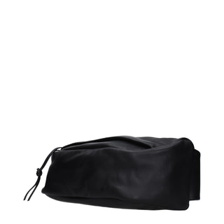 Jil Sander Black Leather Backpack
