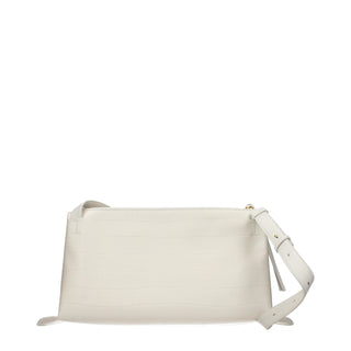 Jil Sander White Leather Crossbody Bag