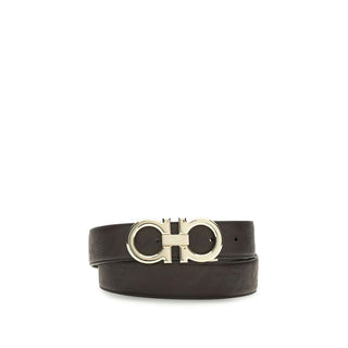 Ferragamo Brown Calf Leather Bos Taurus Regular Belt