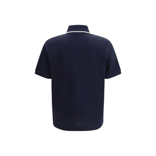 Gucci Blue Cotton Polo Shirt